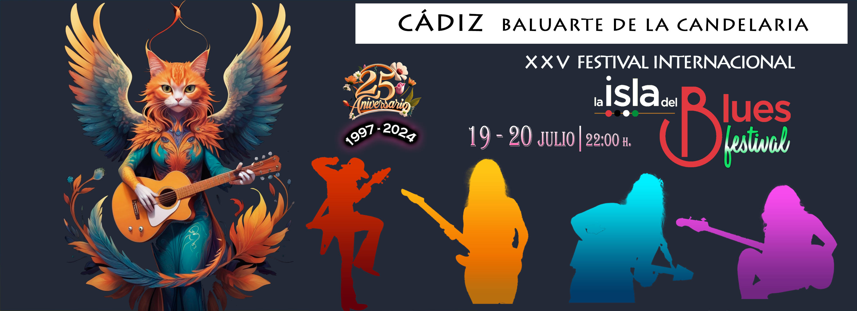 XXV Festival Isla del Blues en Baluarte de Candelaria - Cádiz - Mutick