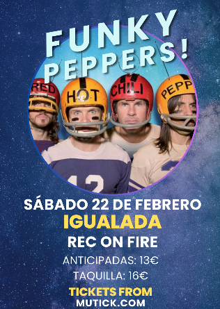 FUNKY PEPPERS TRIBUTO A RED HOT en Igualada