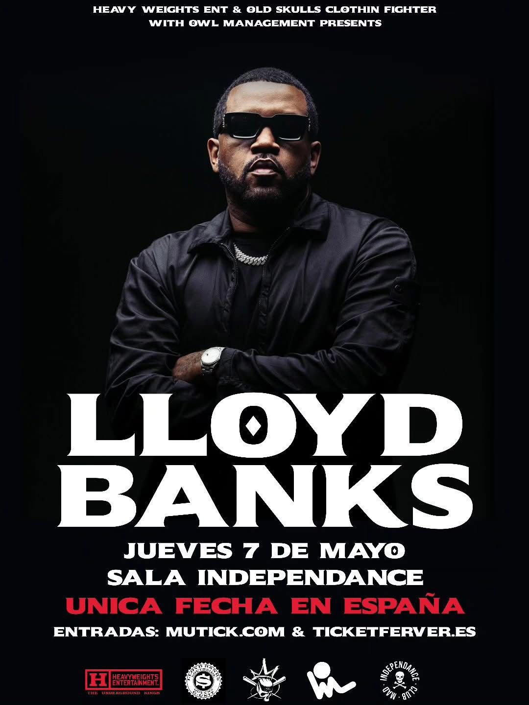 LLOYD BANKS (USA) en Madrid - Mutick