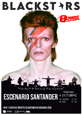 Blackstars tributo a David Bowie en Escenario Santander - Cantabria