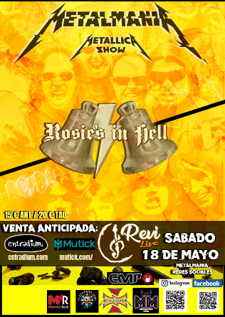 METALMANÍA Metallica Show y ROSIES IN HELL en Madrid