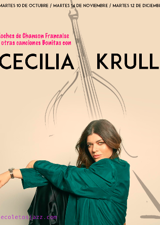 Recoletos Jazz Madrid: Cecilia Krull, noches de Chanson - 10 OCT - AGOTADO
