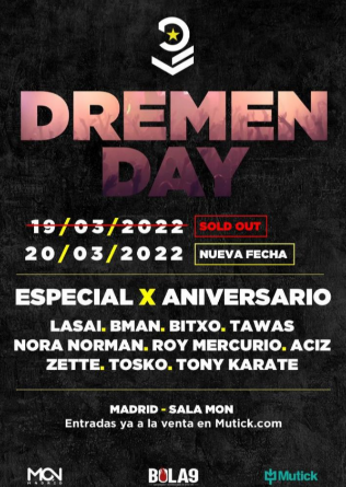 DREMEN DAY en Madrid - 19 Marzo 
