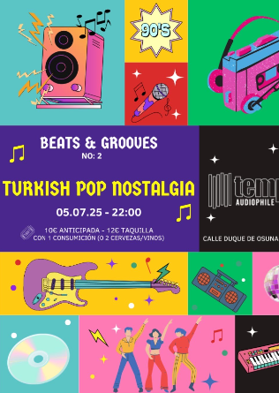 TURKISH POP NOSTALGIA - Fiesta en Tempo Club Madrid