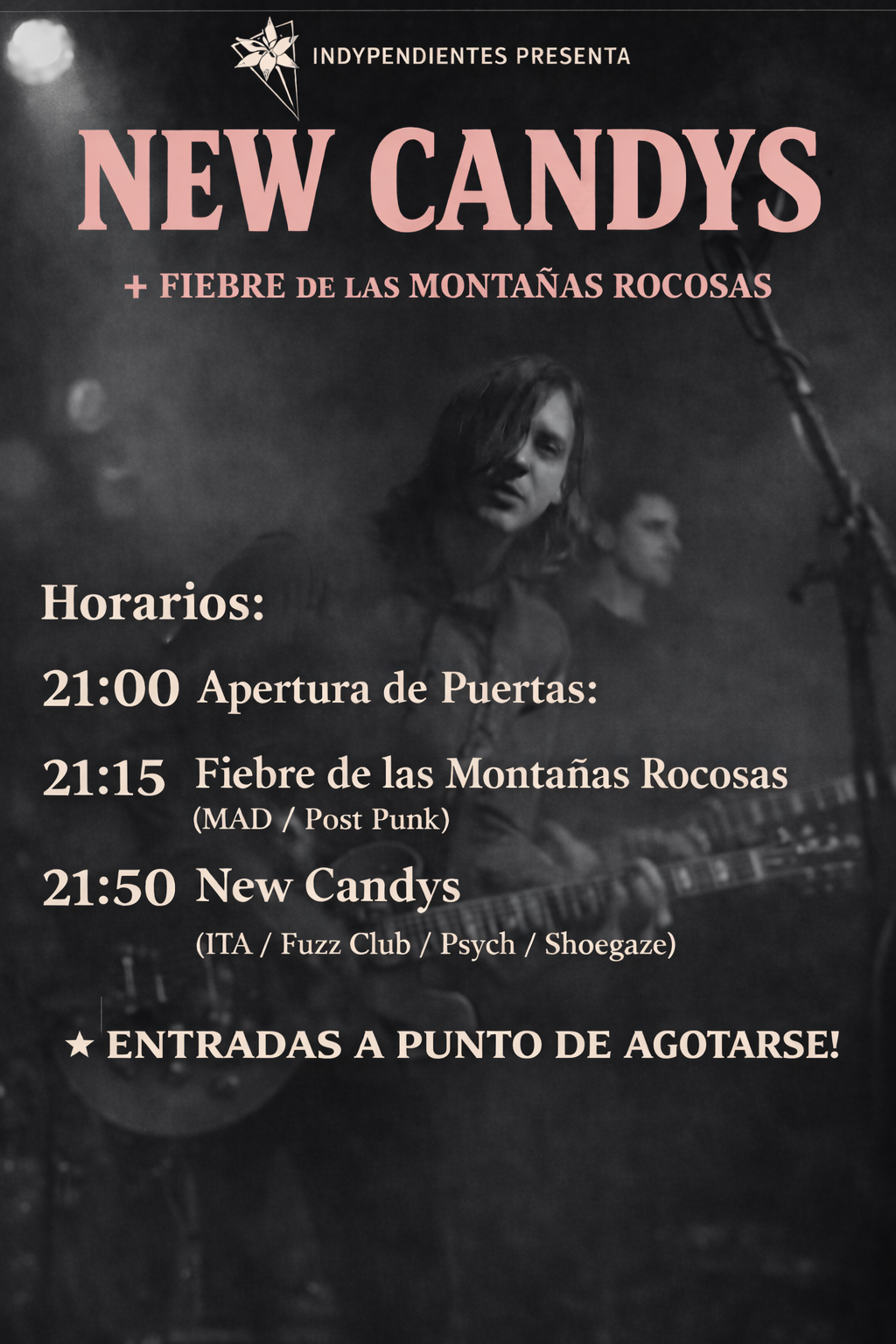 New Candys + Fiebre de las Monta&ntilde;as Rocosas en Madrid - &uacute;ltimas entradas! - Mutick