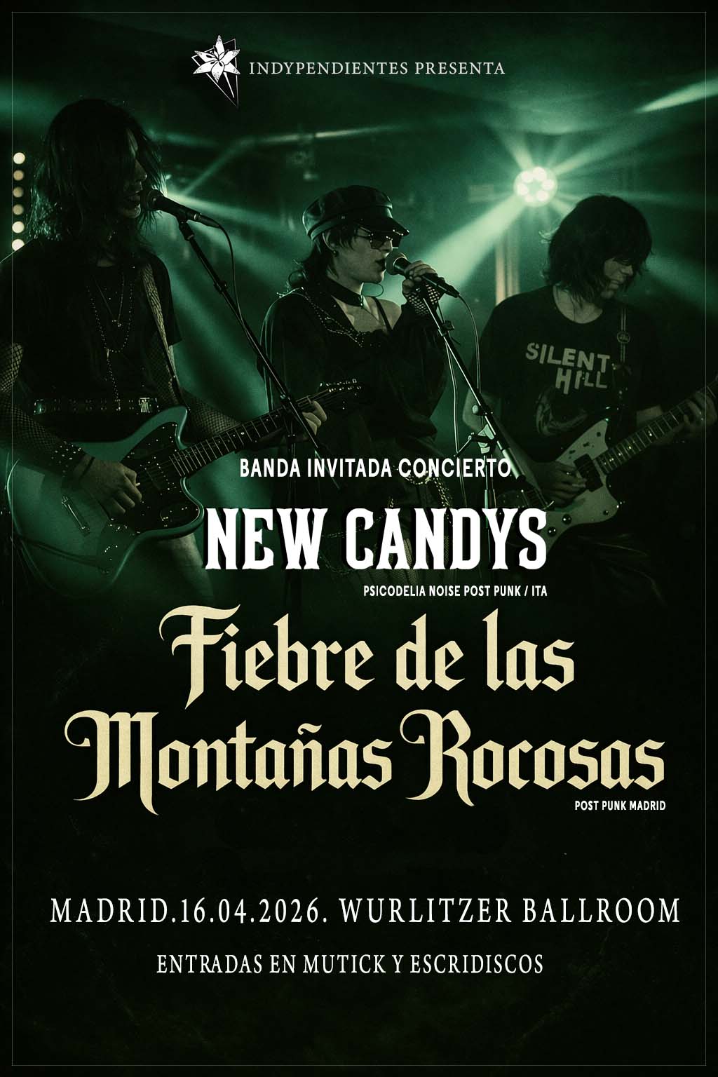 New Candys + Fiebre de las Monta&ntilde;as Rocosas en Madrid - Mutick