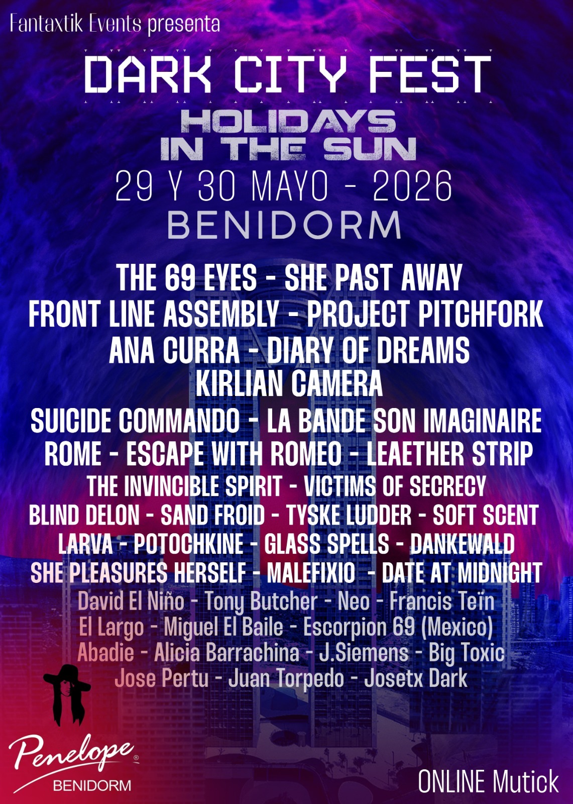 DARK CITY FEST Benidorm 29-30 mayo  - Mutick