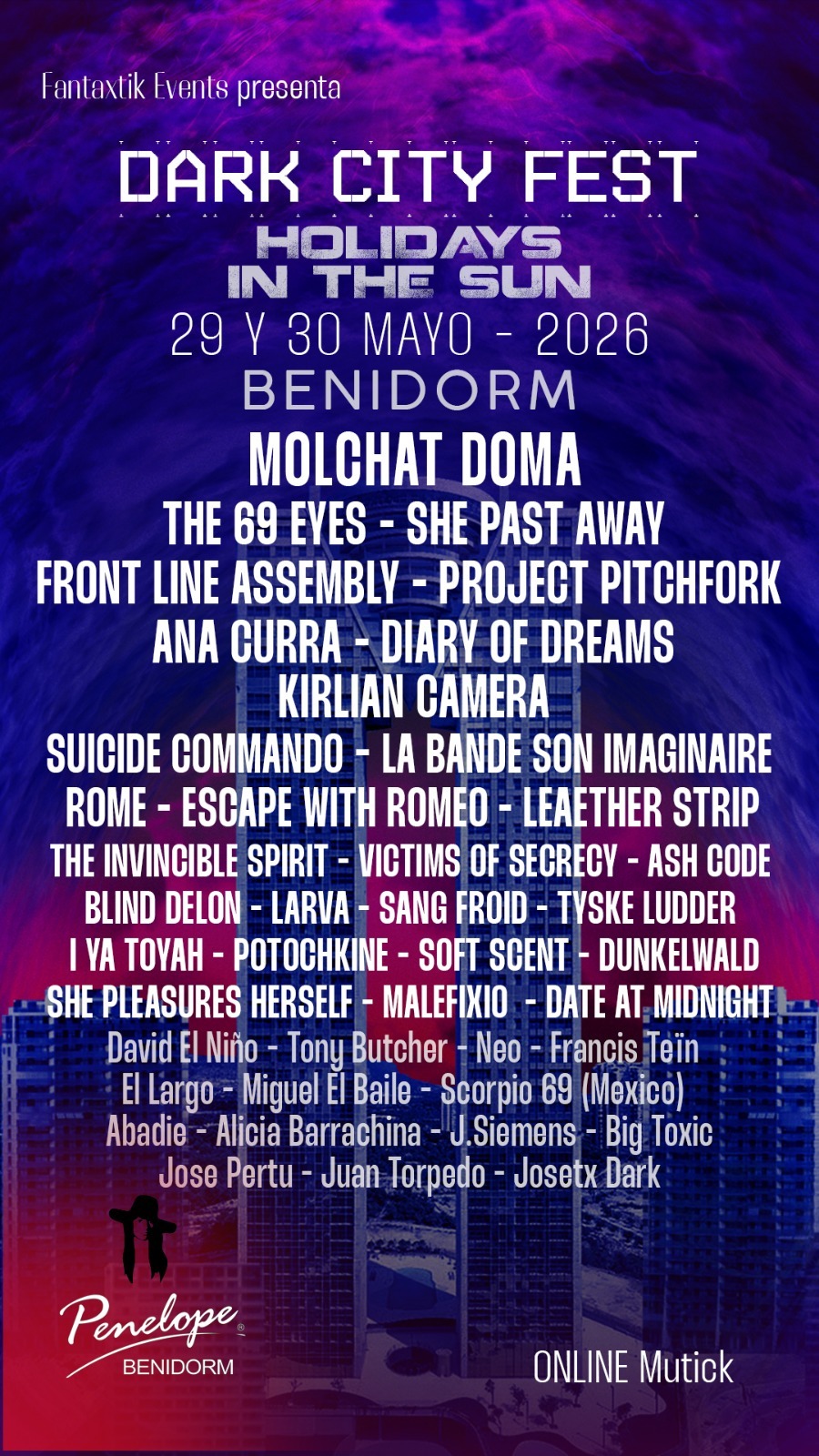 DARK CITY FEST Benidorm 29-30 mayo  - Mutick