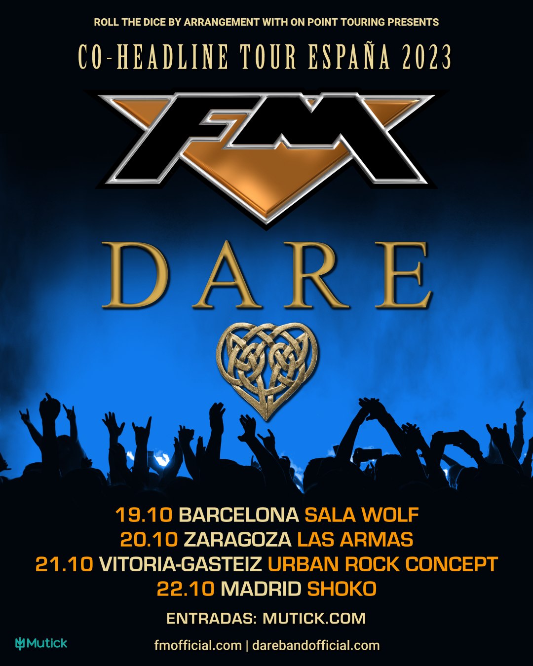 FM (UK) + DARE (UK) en Madrid - Mutick