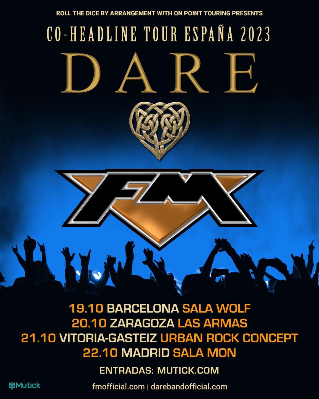 FM (UK) + DARE (UK) en Madrid - Mutick