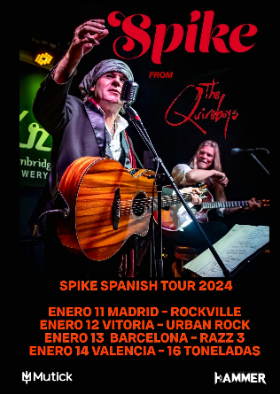 SPIKE from The Quireboys + Del Bromham en Barcelona  