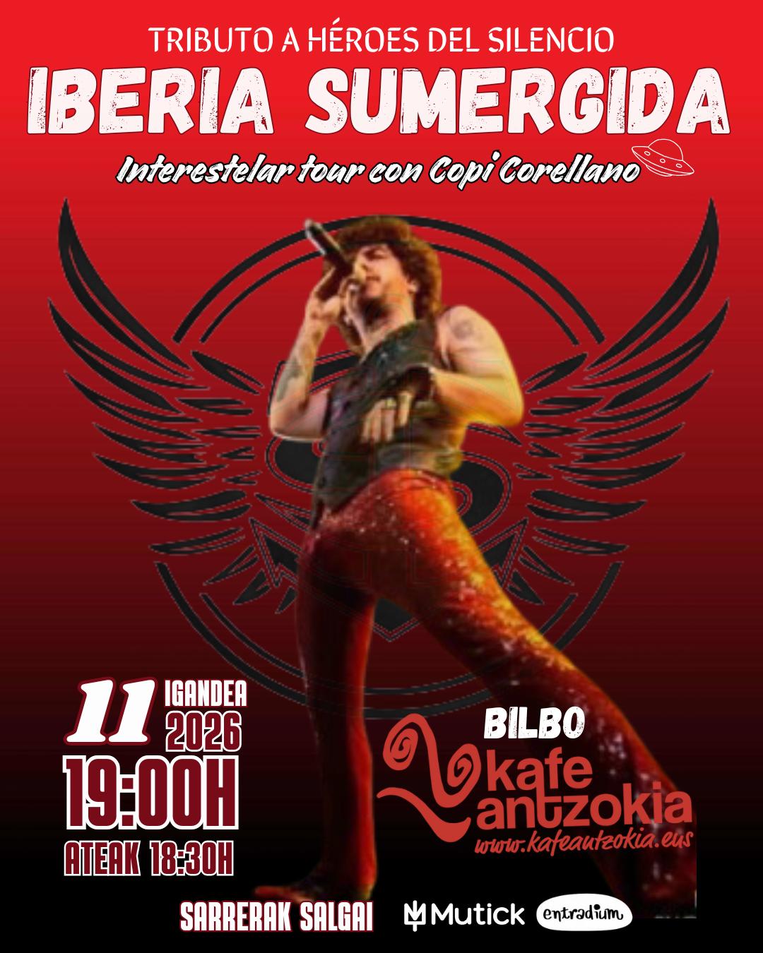 IBERIA SUMERGIDA - Tributo a Héroes del Silencio en Bilbao - Mutick