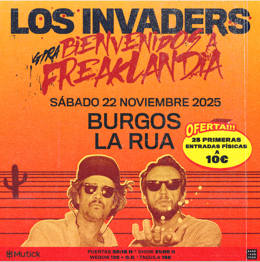 LOS INVADERS en Burgos - Mutick