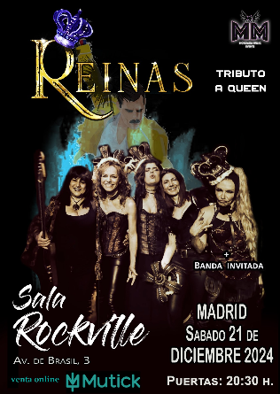 REINAS TRIBUTO FEMENINO A QUEEN en Madrid