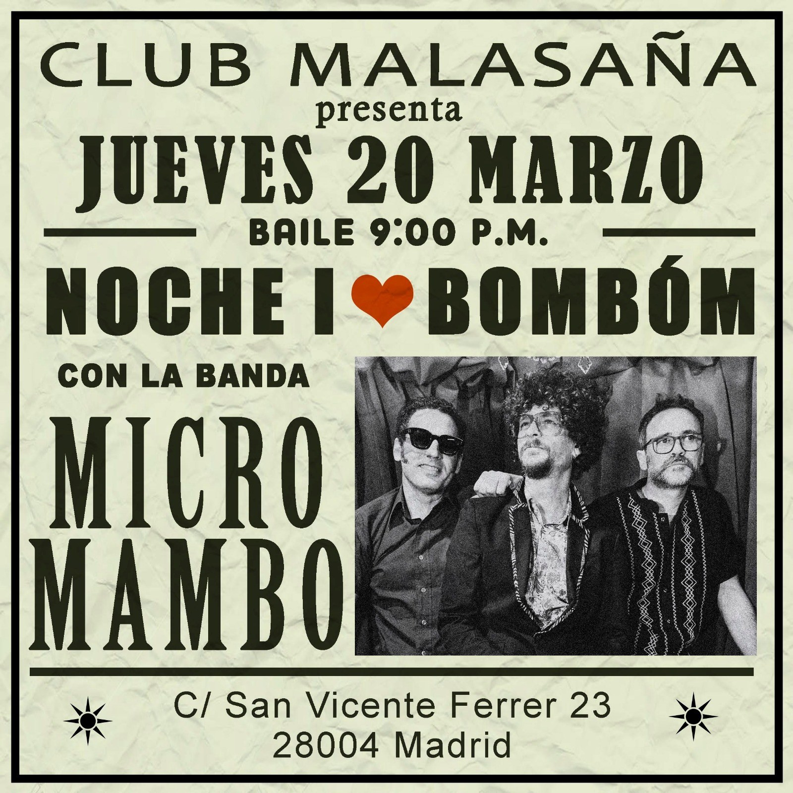 MICROMAMBO en Madrid - nueva fecha 20 Marzo - Mutick