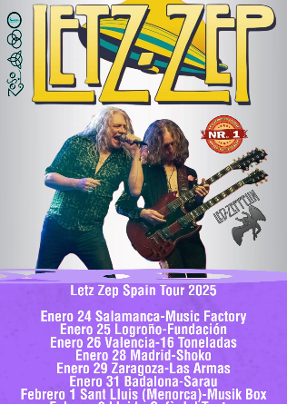 LETZ ZEP (UK) en Salamanca - Tributo a Led Zeppelin  