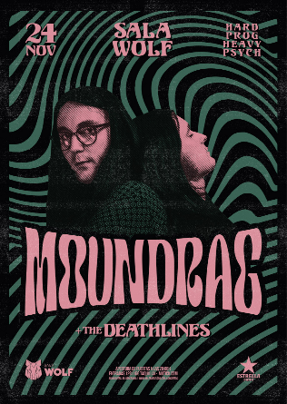 MOUNDRAG (Fr) + The Deathlines en Barcelona 