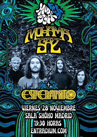 Mad Psych Fest: MOHAMA SAZ + ESPERANTO en Madrid