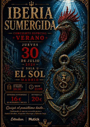 IBERIA SUMERGIDA - Tributo a Héroes del Silencio en Madrid