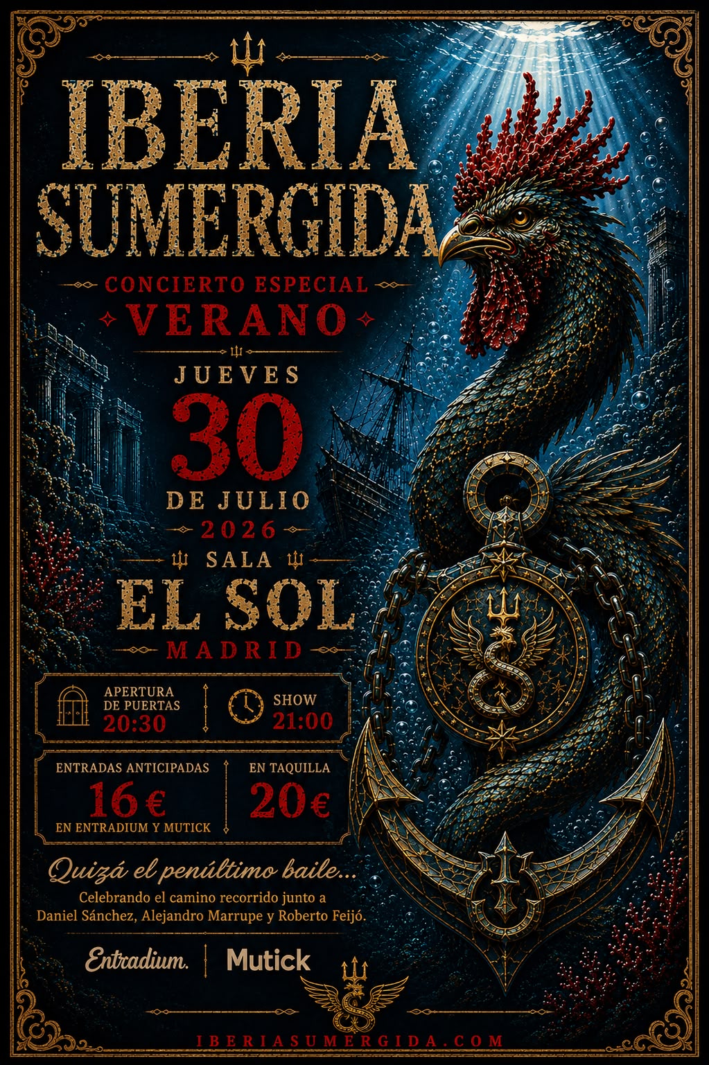 IBERIA SUMERGIDA - Tributo a Héroes del Silencio en Madrid - Mutick