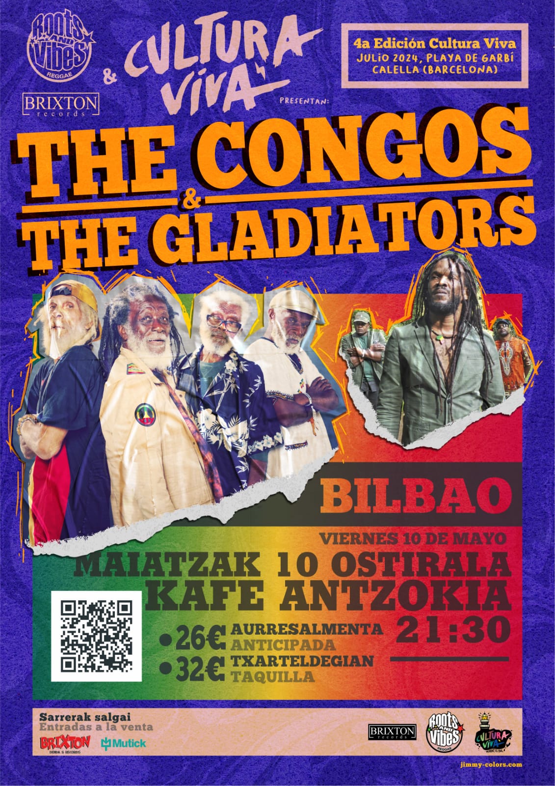 The Congos & The Gladiators en Bilbao - Mutick