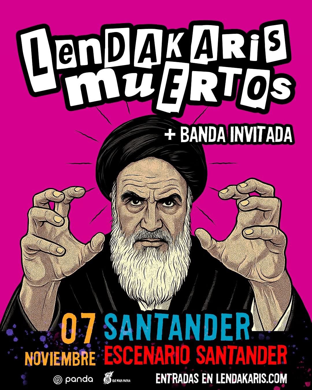 LENDAKARIS MUERTOS en Escenario Santander - Mutick
