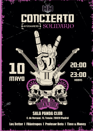 AYÚDAME 3D Concierto solidario en Madrid