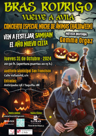 BRAS RODRIGO en Ávila - Noche de Halloween 