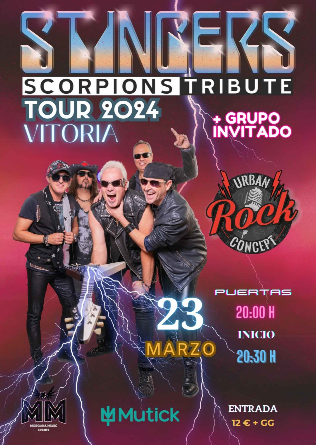 STINGERS El mejor Tributo a Scorpions en Vitoria