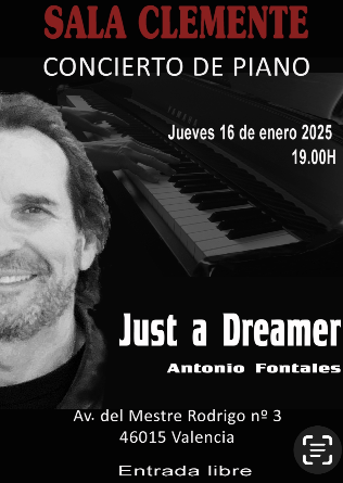 Just a dreamer - Antonio Fontales en Valencia