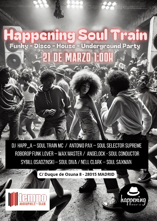 HAPPENING SOUL TRAIN en Tempo Club Madrid 