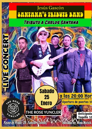 Tributo a Santana en The Rose Yuncler