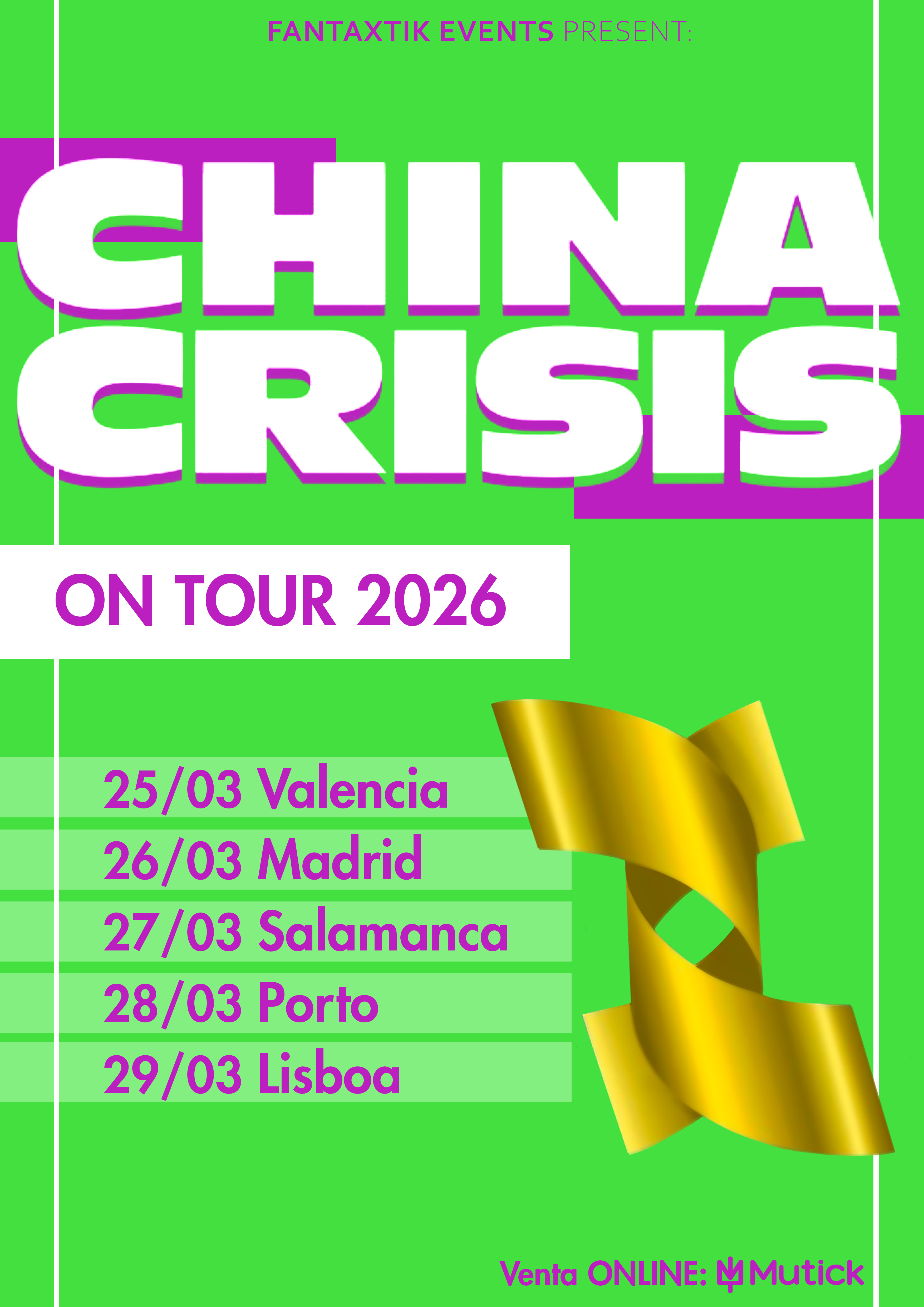CHINA CRISIS (UK) en Salamanca - Mutick