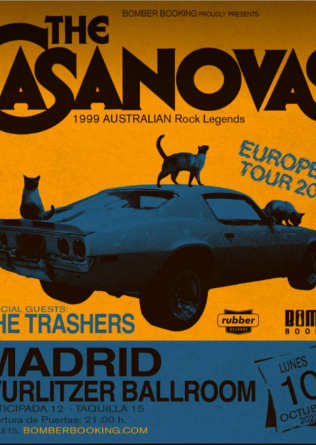 The CASANOVAS (Australia) + The Trasers en Madrid
