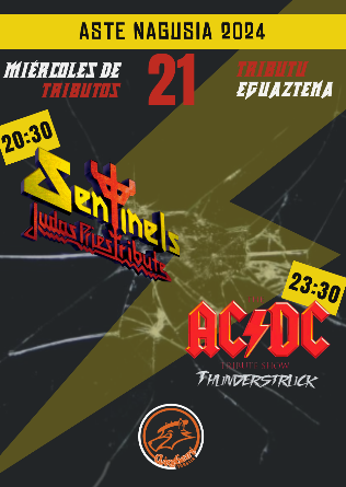 THUNDERSTRUCK tributo AC/DC Txosna Aixeberri Konpartsa