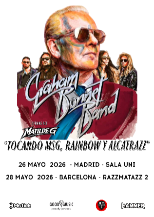 GRAHAM BONNET Band (UK) + Matilde G en Barcelona