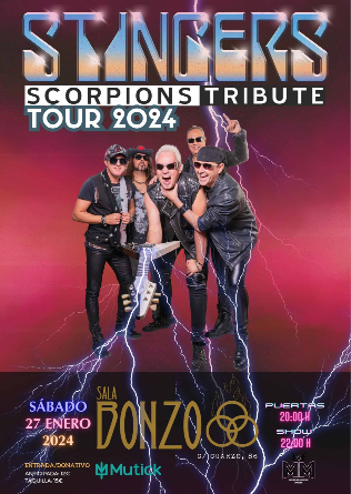 STINGERS El mejor Tributo a Scorpions en Benalmádena