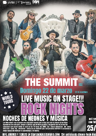 The Summit en las Rock Nights de Escenario Santander . Cantabria