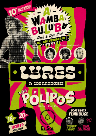 LYRES & Los Arrrghs! + Los Pólipos en Madrid