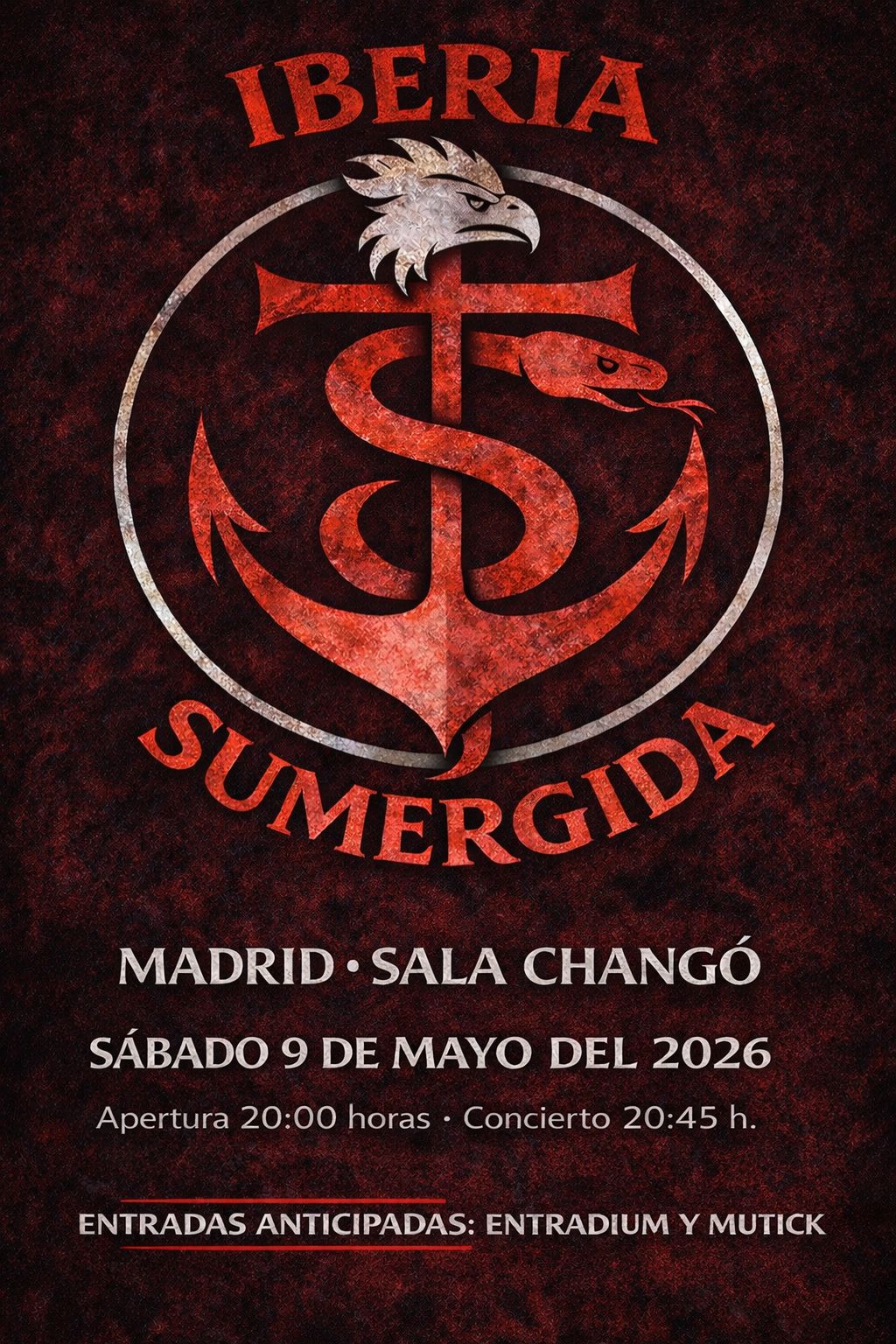 IBERIA SUMERGIDA - Tributo a H&eacute;roes del Silencio en Madrid - Mutick