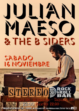 JULIAN MAESO & The B Siders en Logroño