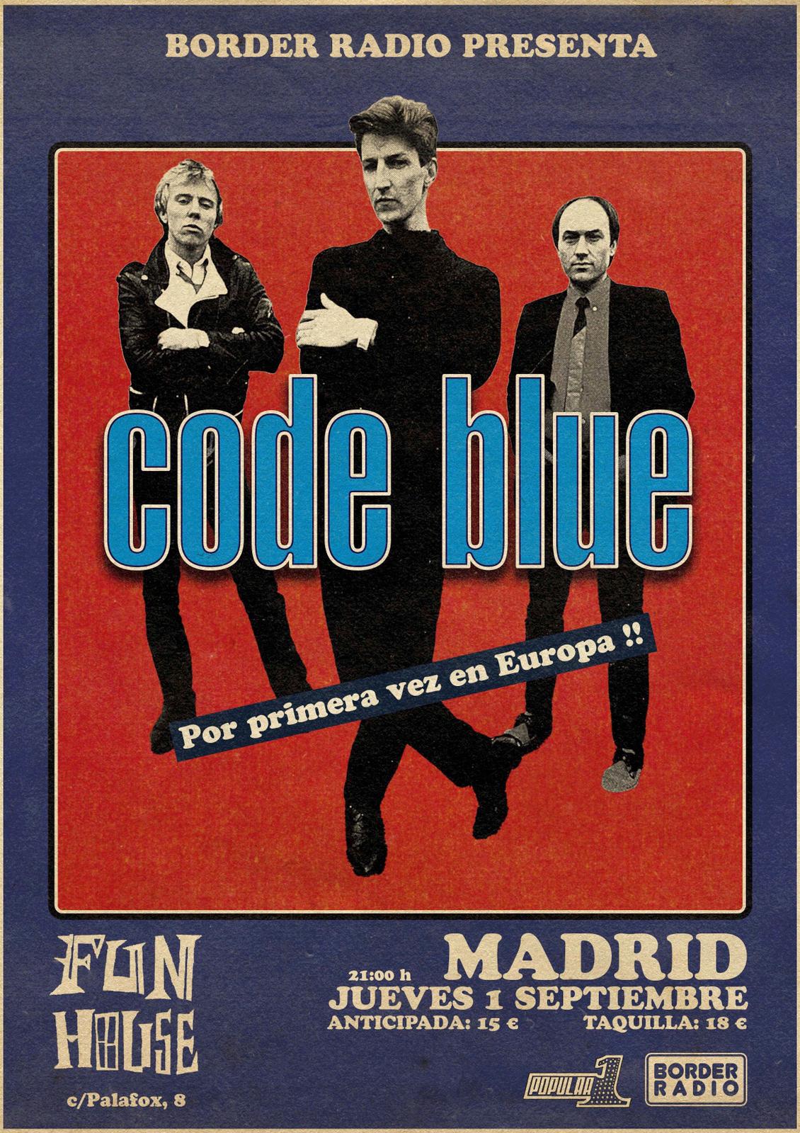 CODE BLUE (USA) en Madrid - Mutick