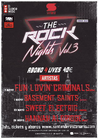 Abono Rock Nights Vol.3 en Escenario Santander - Cantabria