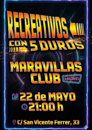 Recreativos con Cinco Duros en Madrid