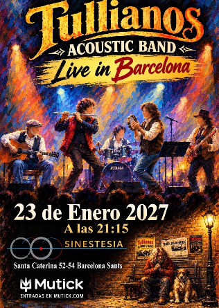 Tullianos Acoustic Band tributo a Jethro Tull en Barcelona 