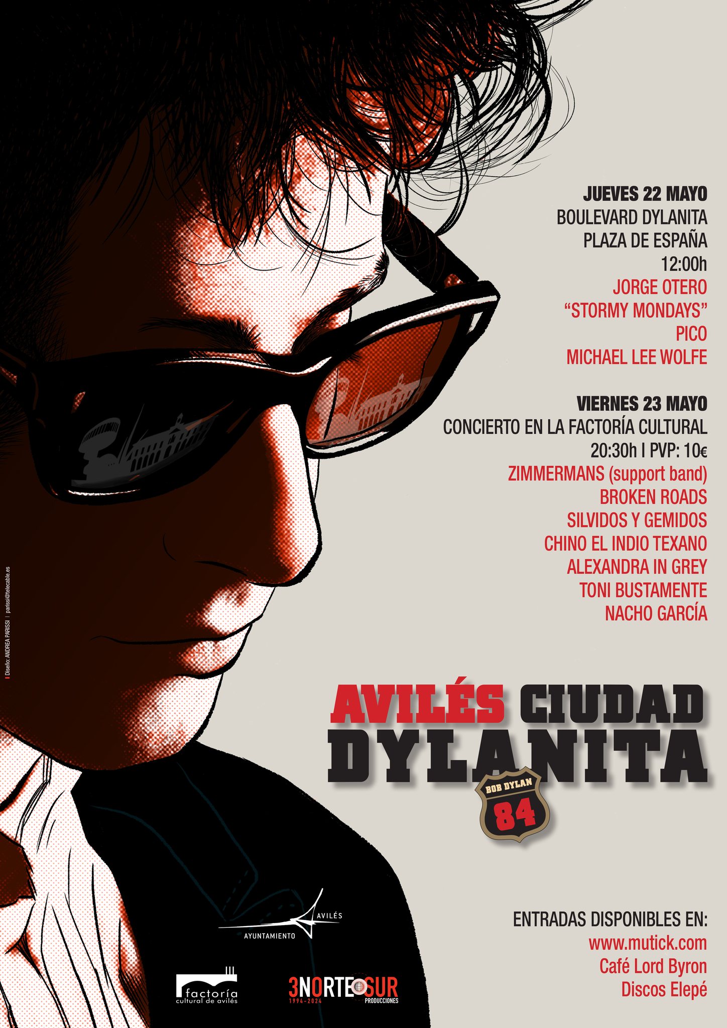 Ciudad Dylanita: 84 cumpleaños de Bob Dylan en Avilés - Mutick