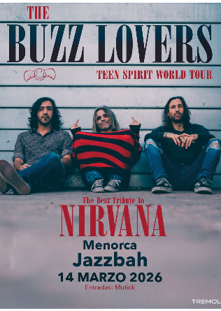 The BUZZ LOVERS en Ciutadella Menorca - Tributo a Nirvana