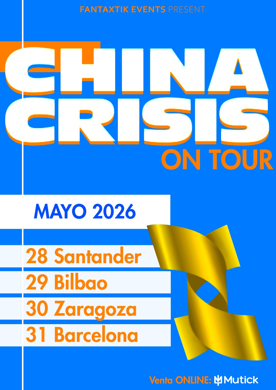 CHINA CRISIS (UK) en Zaragoza - Mutick