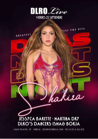 DIVAS NIGHT SHAKIRA!! - 25 SEPTIEMBRE 2026