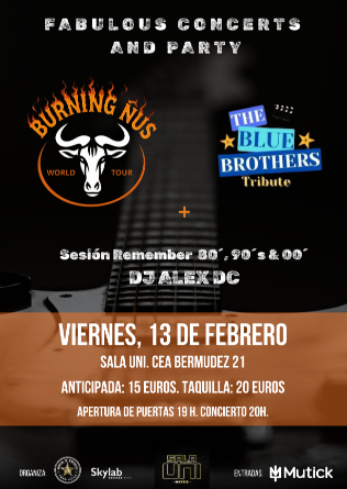 Burning Ñus + The Blue Brothers en Madrid